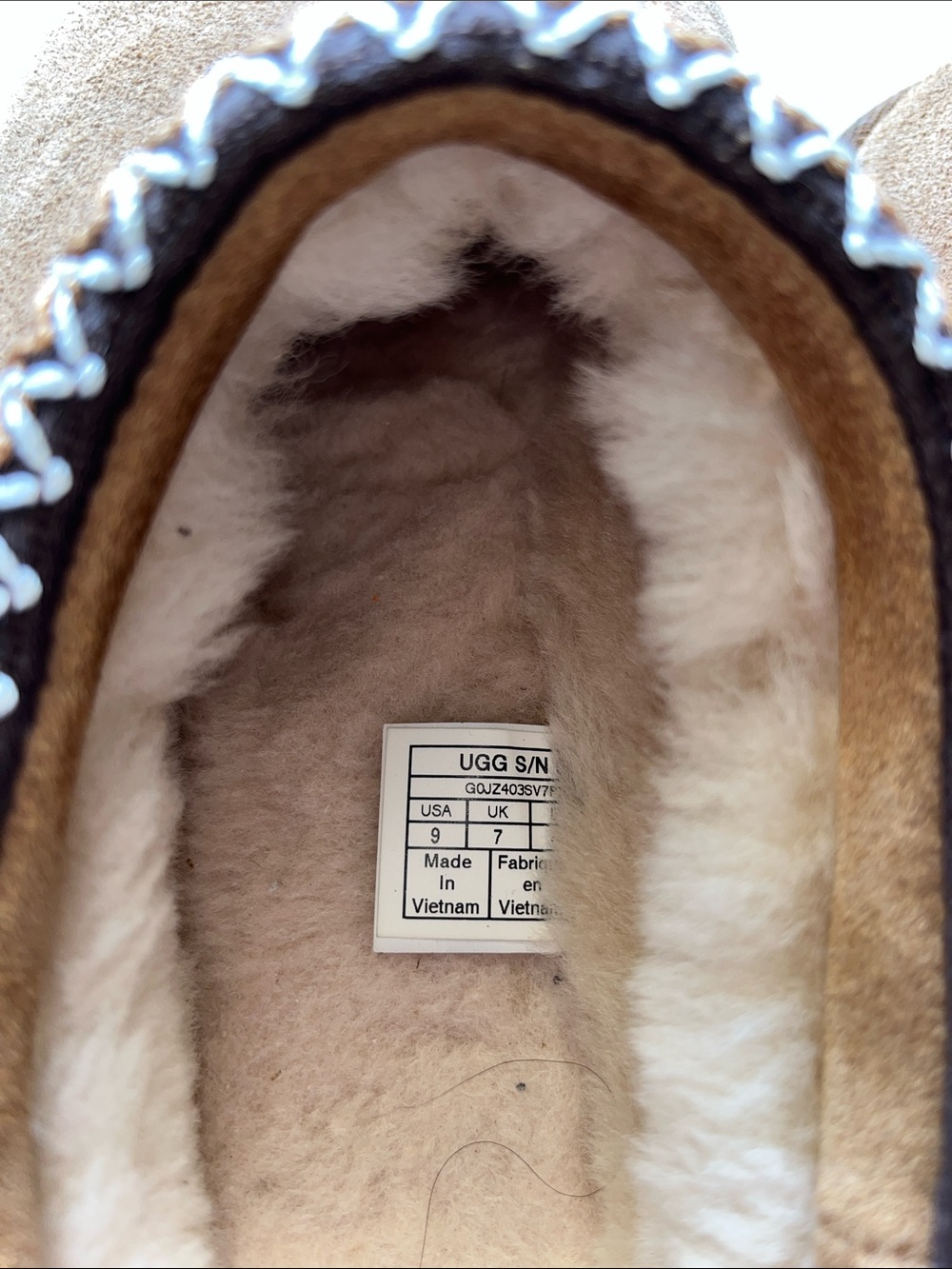 UGG Women’s Chestnut Suede Shearling-Lined Slip-On Clog - Picture 2 of 5